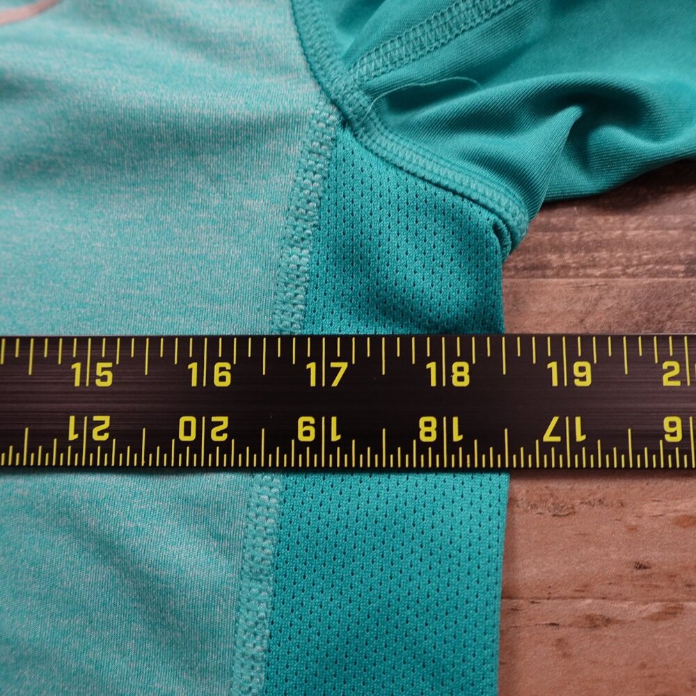 Nike Running Dri-FIT Men’s Size Medium Teal Blue Athletic Short Sleeve Shirt - Picture 4 of 10